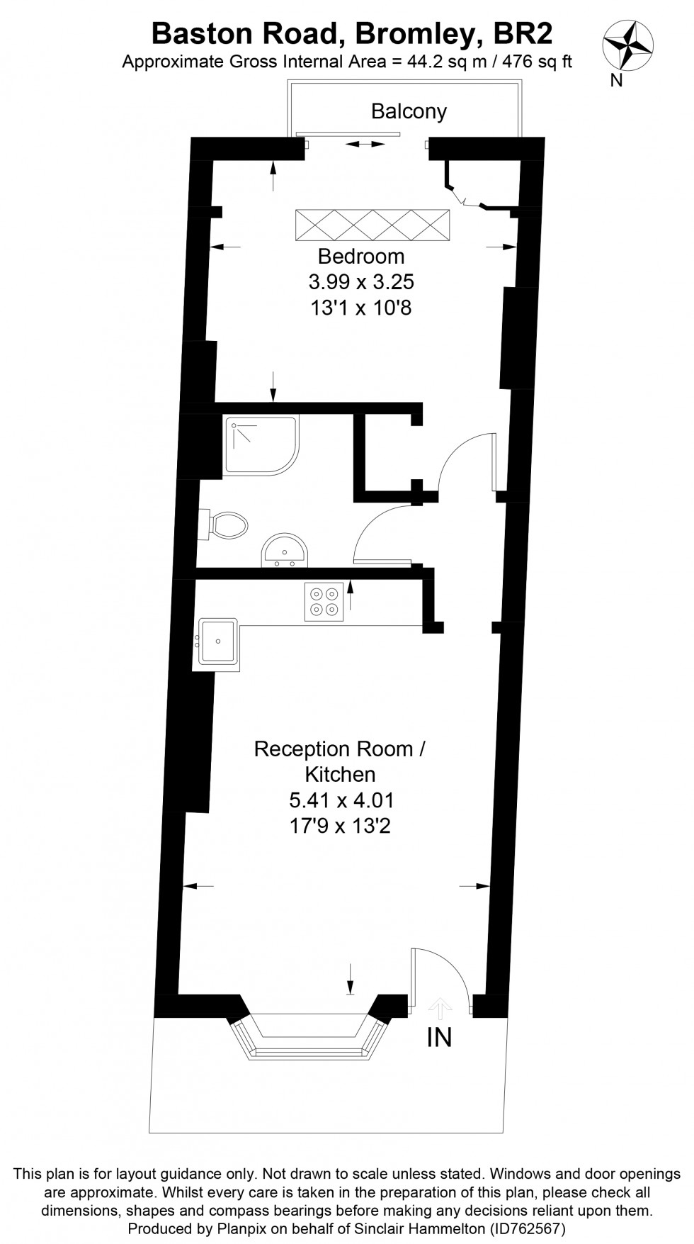 Floorplan for Baston Road, Hayes