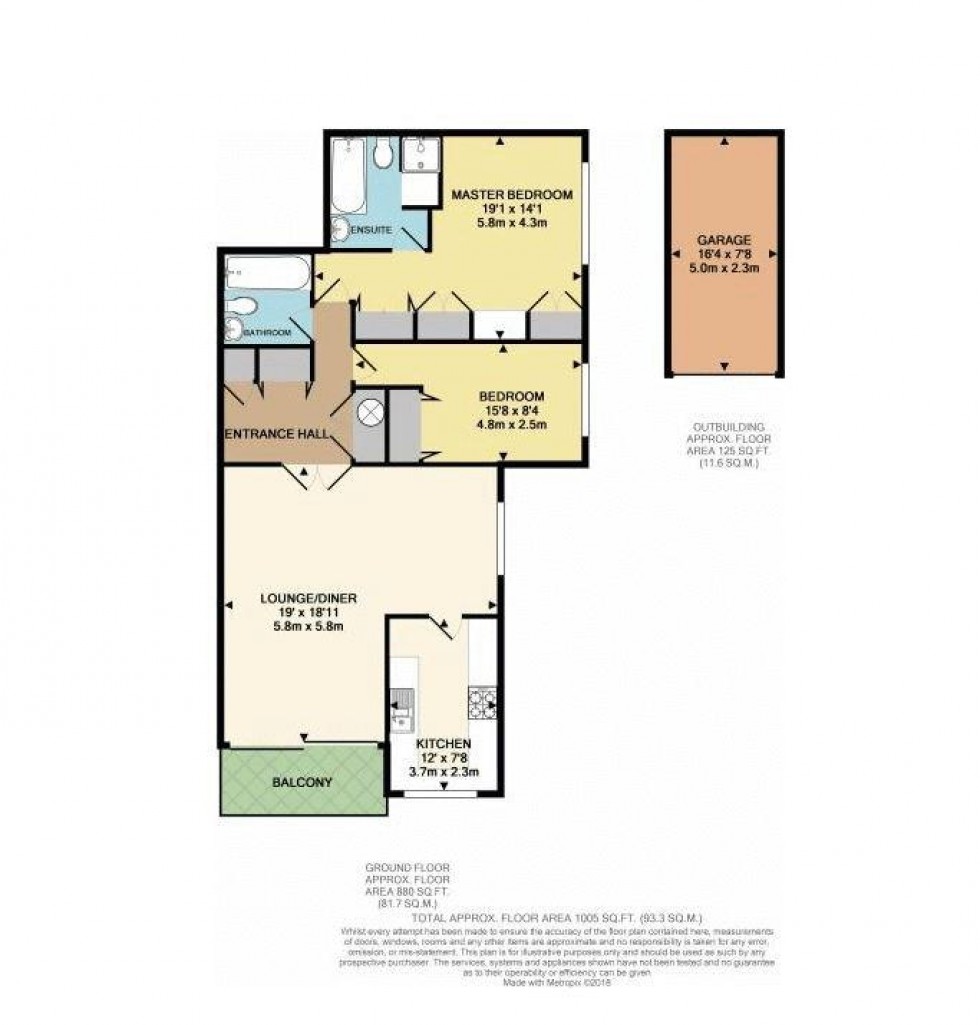 Floorplan for Spruce Park, Cumberland Road, Greater London