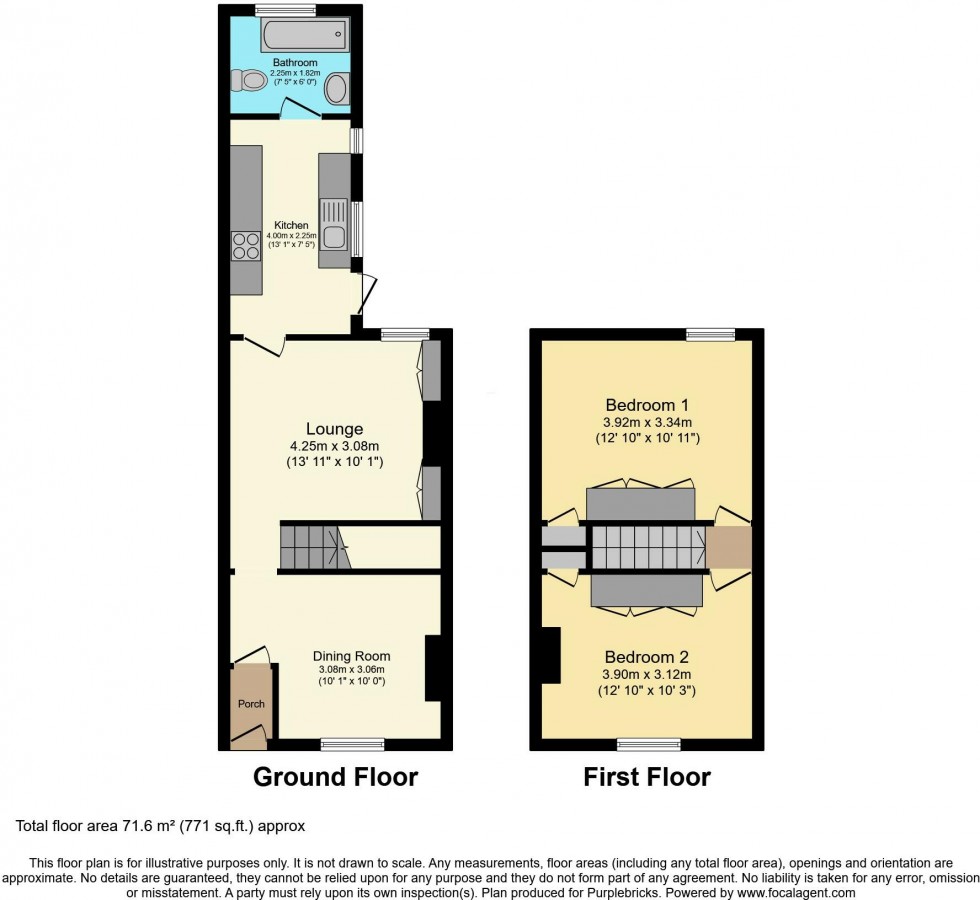 Floorplan for Napier Road, Bromley