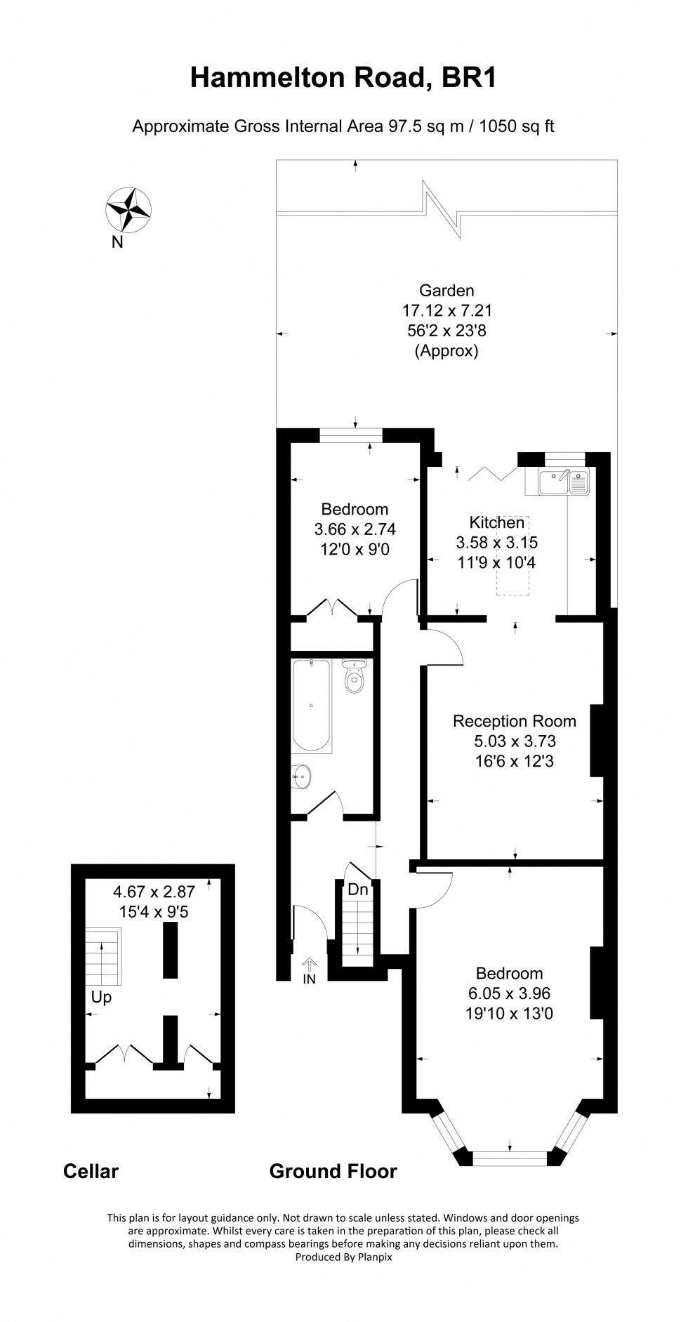 Floorplan for Hammelton Road, Bromley