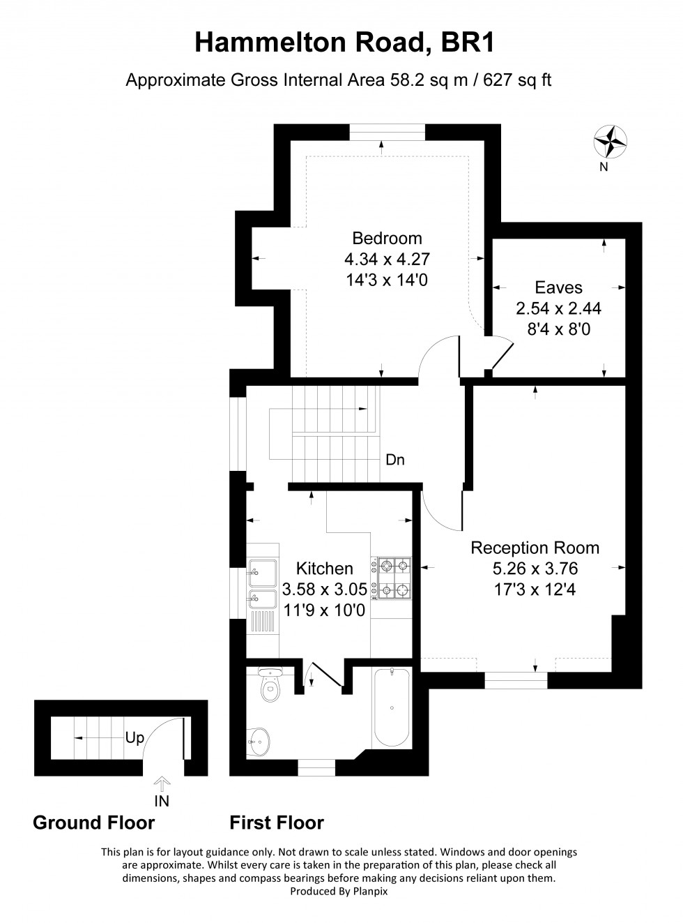 Floorplan for Hammelton Road, Bromley