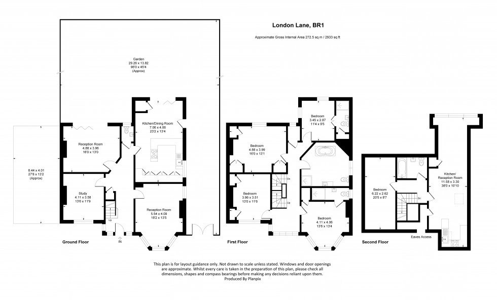 Floorplan for London Lane, Bromley