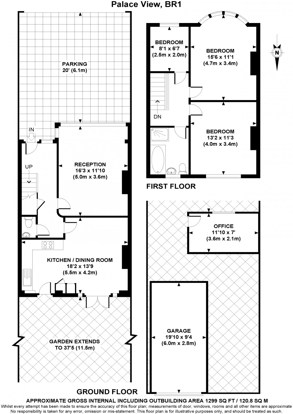 Floorplan for Palace View, Bromley