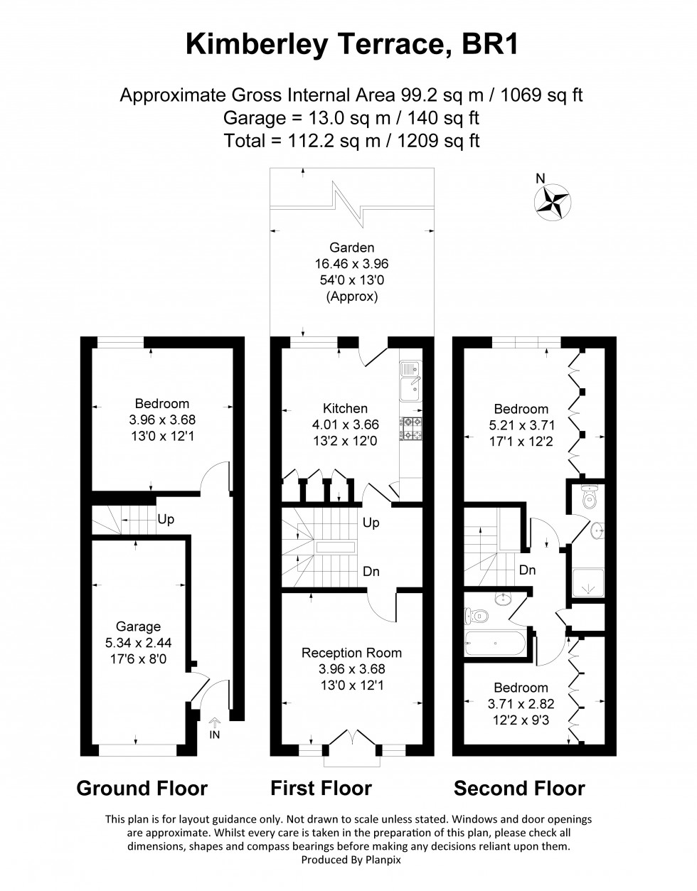 Floorplan for Madeira Avenue, Bromley