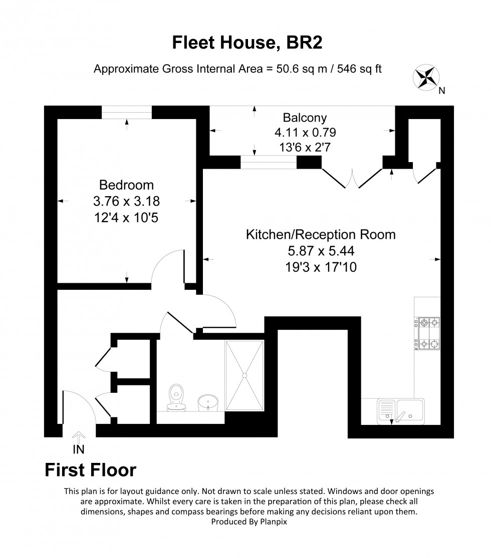 Floorplan for Mackintosh Street, Bromley