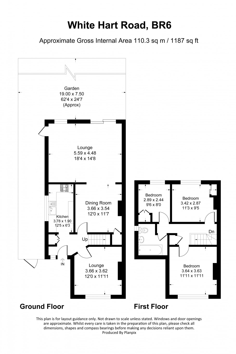 Floorplan for White Hart Road, Orpington