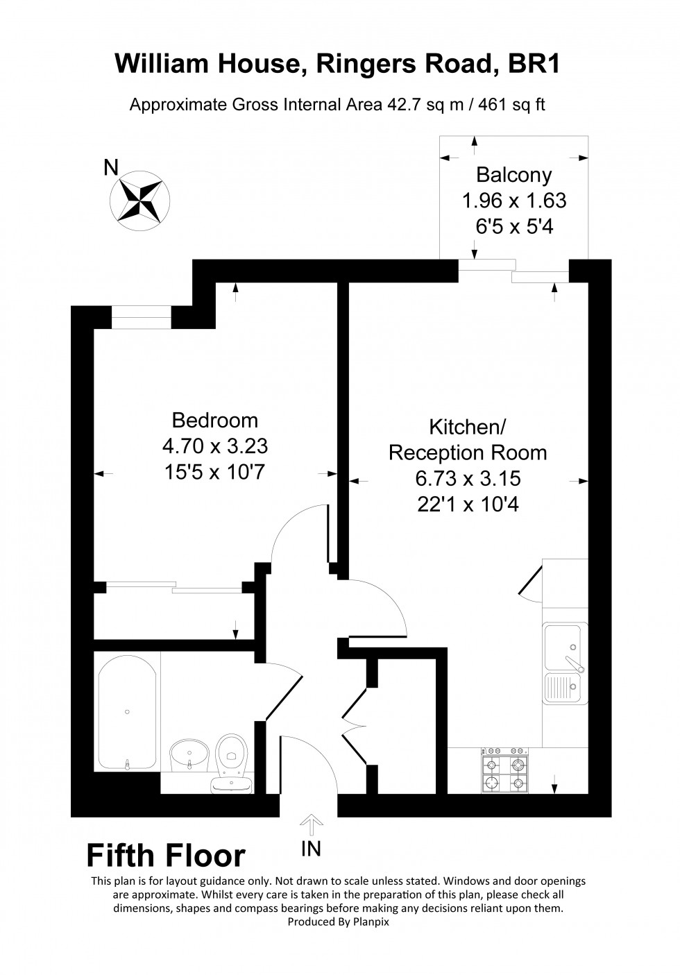 Floorplan for Ringers Road, Bromley