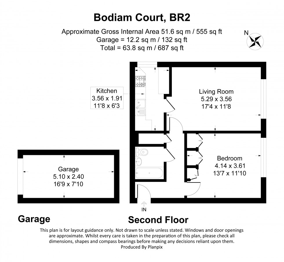 Floorplan for Westmoreland Road, Bromley