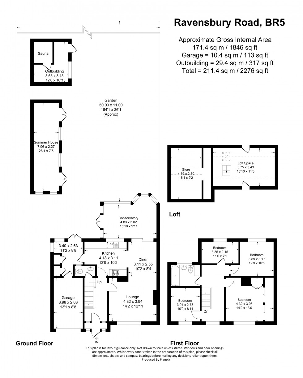 Floorplan for Ravensbury Road, Orpington