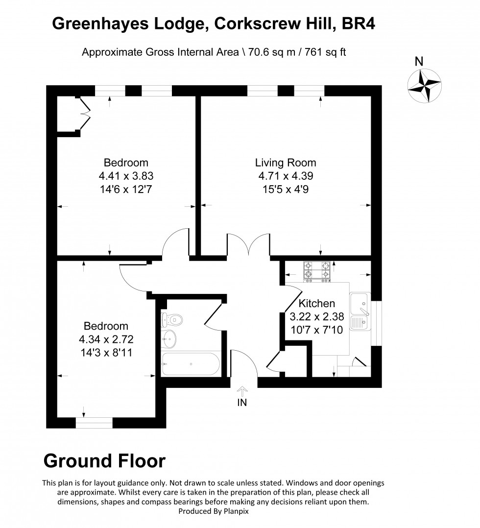 Floorplan for Corkscrew Hill, West Wickham