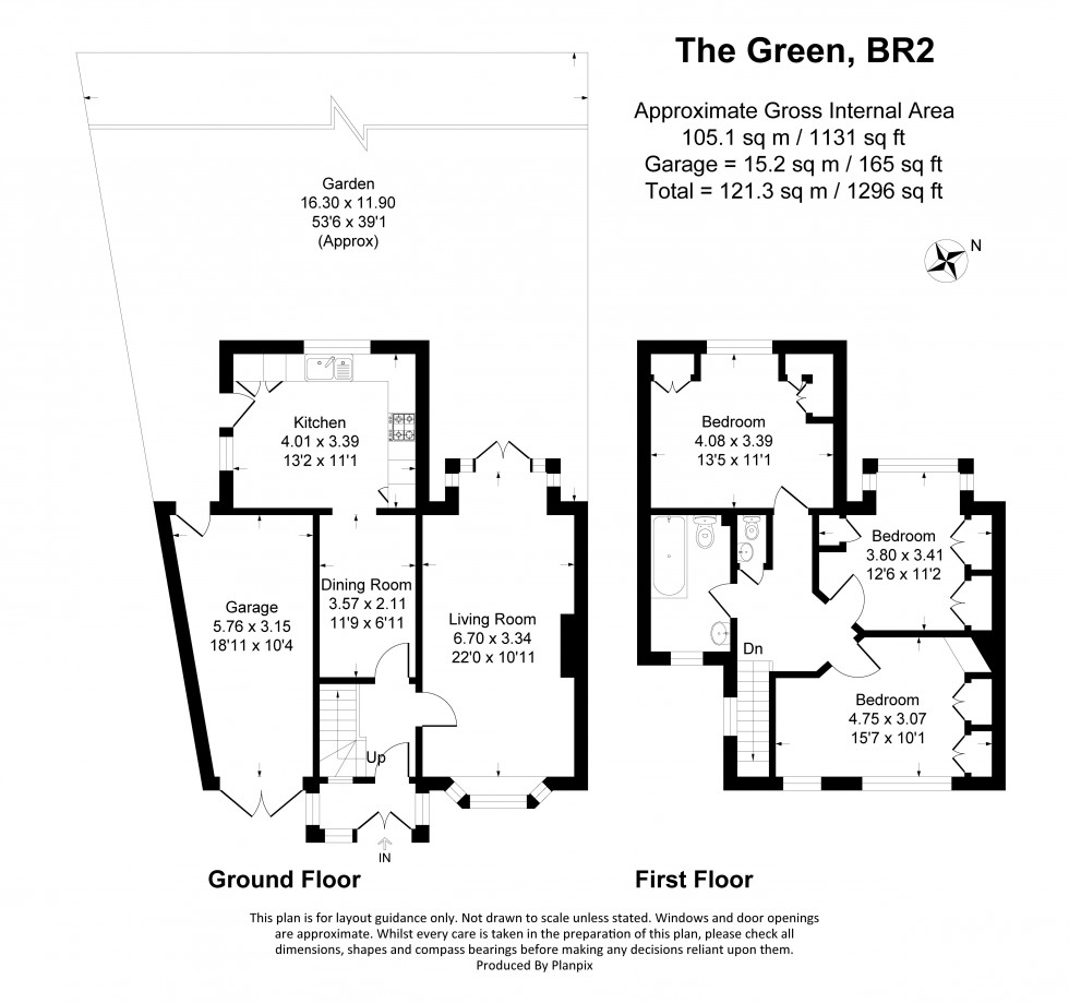 Floorplan for The Green, Hayes