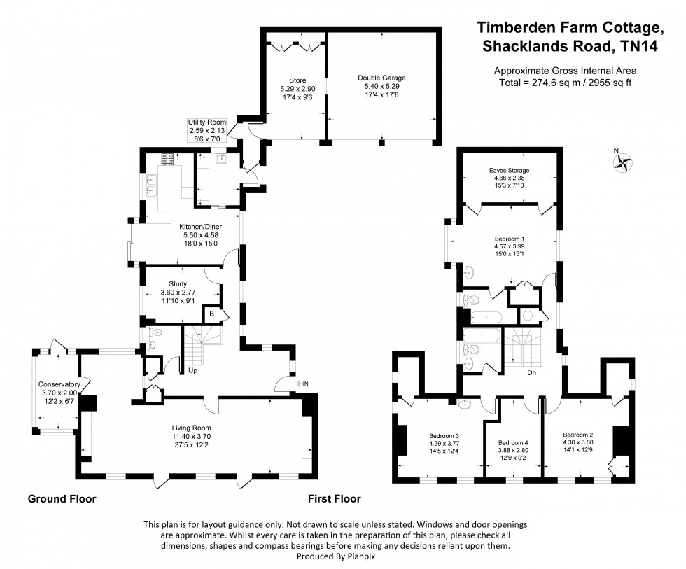 Floorplan for Shacklands Road, Shoreham, Kent