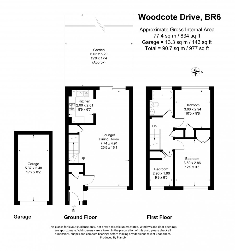 Floorplan for Woodcote Drive, Orpington