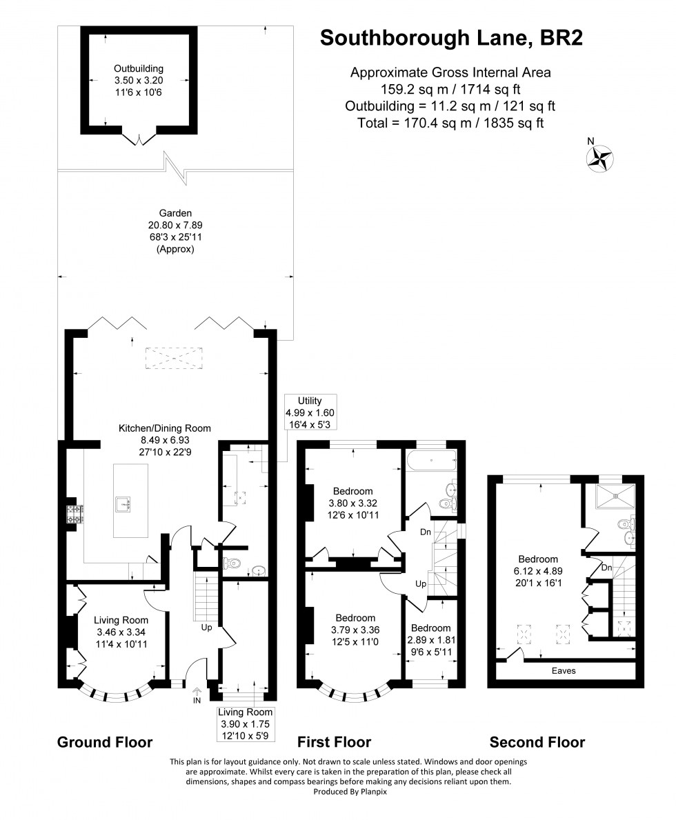 Floorplan for Southborough Lane, Bromley