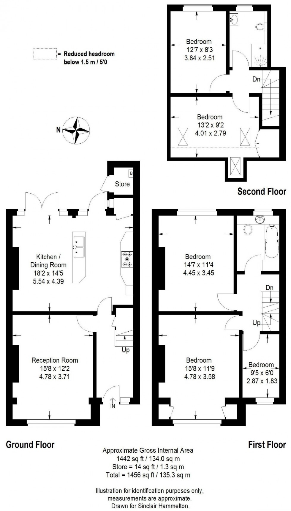 Floorplan for Bishops Avenue, Bromley