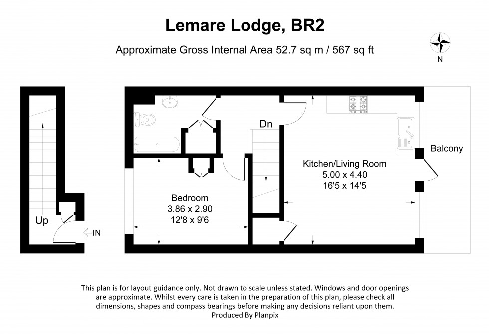 Floorplan for Lemare Lodge, Fair Acres