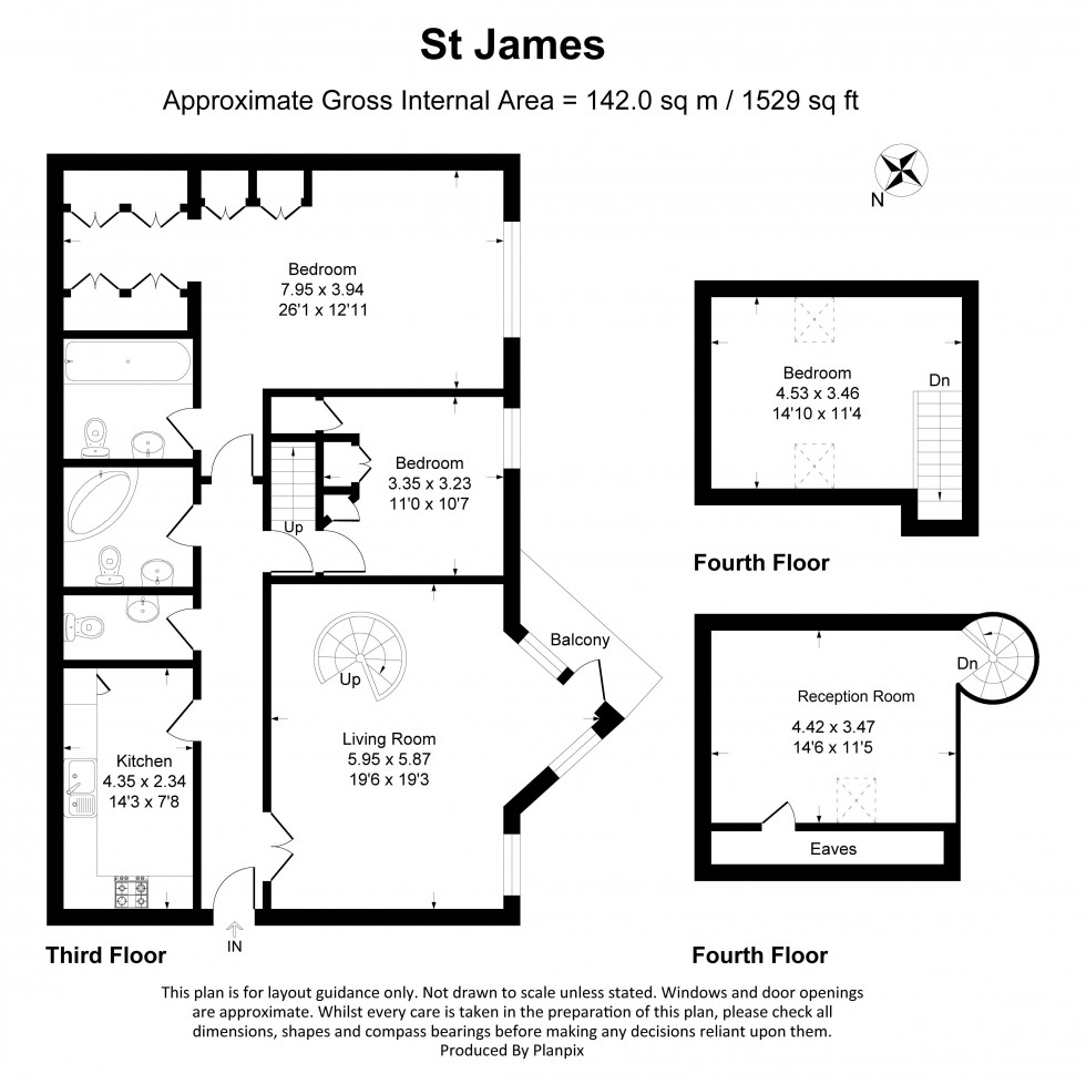 Floorplan for Edison Road, Bromley