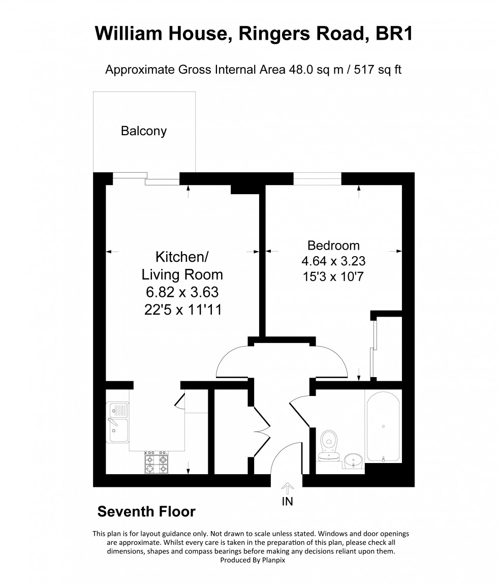 Floorplan for Ringers Road, Bromley