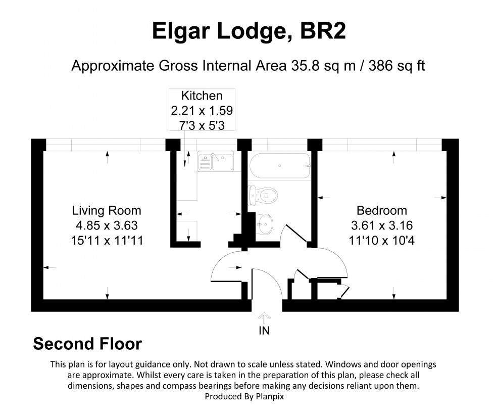 Floorplan for Fair Acres, Bromley