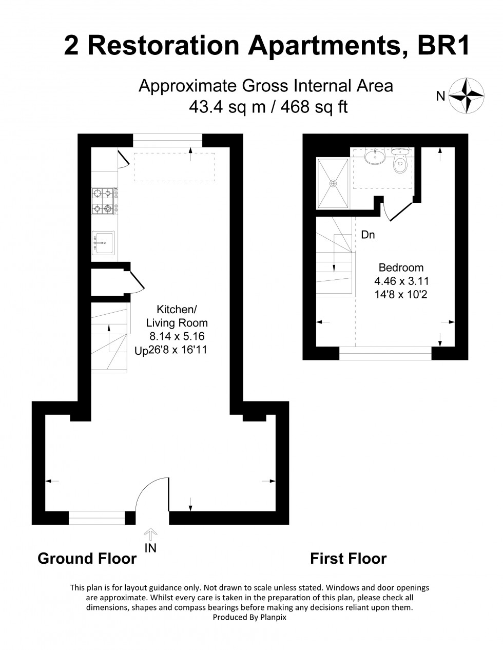 Floorplan for Page Heath Villas, Bickley