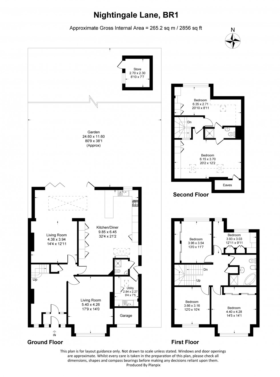 Floorplan for Nightingale Lane, Bromley