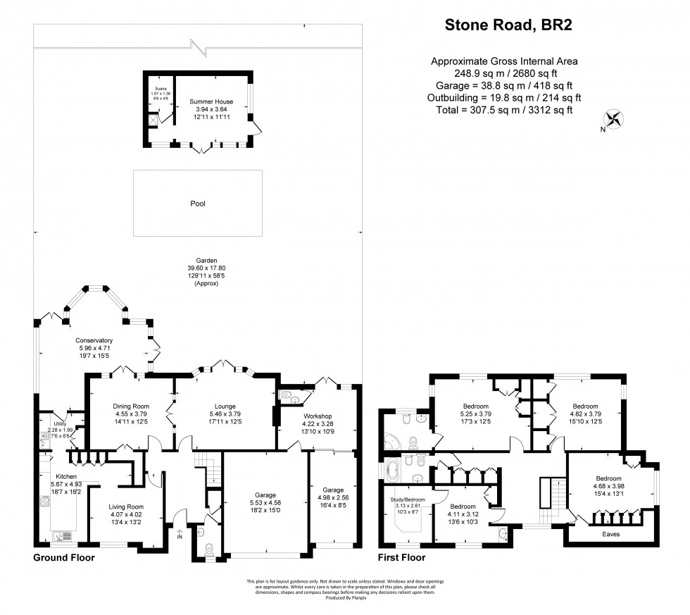 Floorplan for Stone Road, Bromley