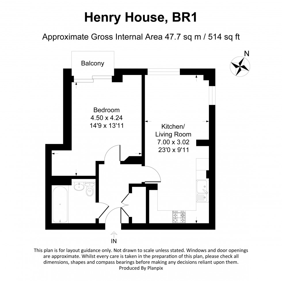 Floorplan for Ringers Road, Bromley