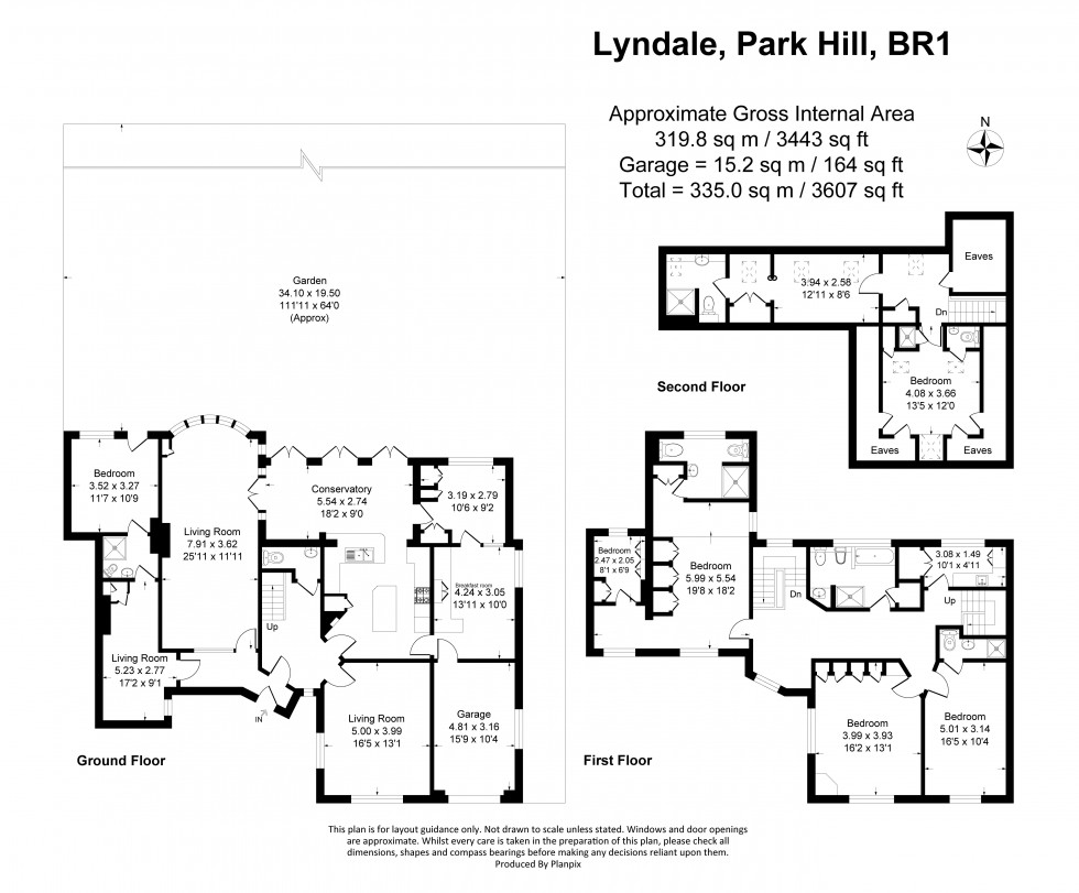 Floorplan for Park Hill, Bickley