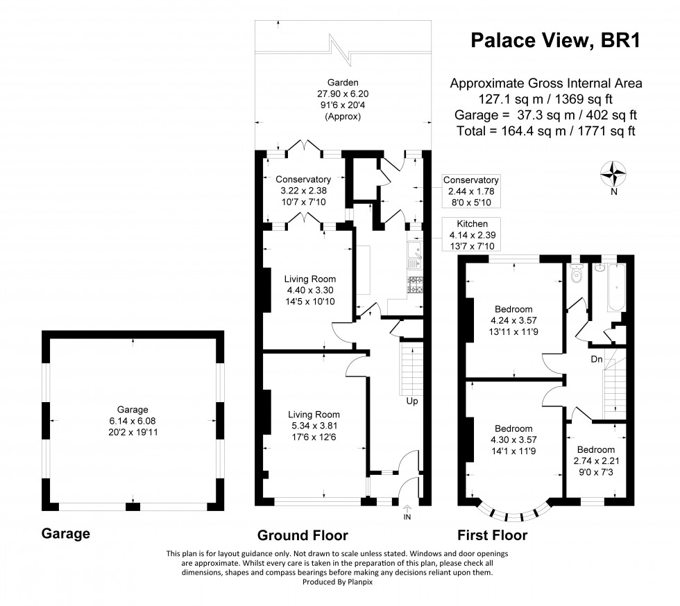 Floorplan for Palace View, Bromley