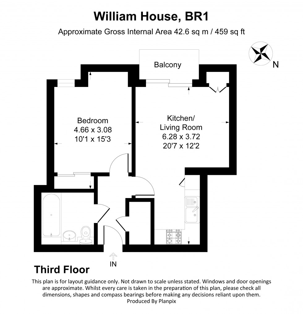 Floorplan for Ringers Road, Bromley