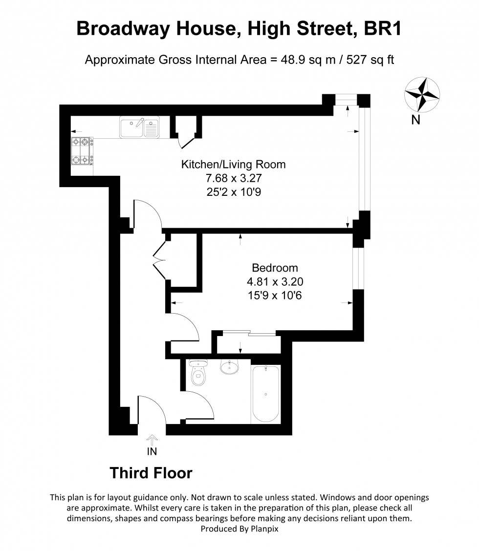 Floorplan for High Street, Bromley