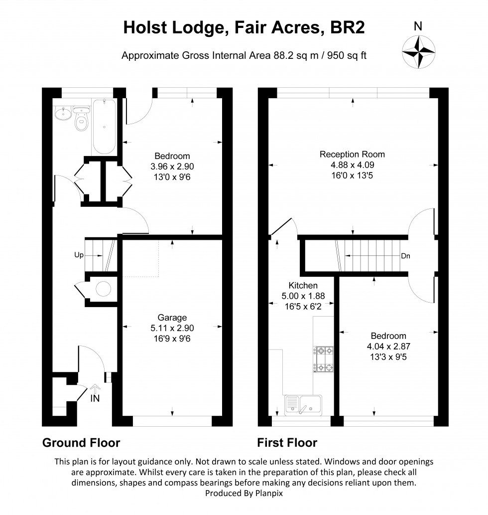 Floorplan for Fair Acres, Bromley