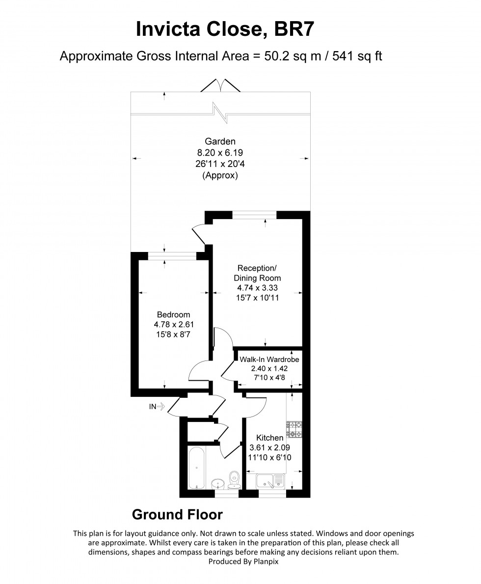 Floorplan for Invicta Close, Chislehurst